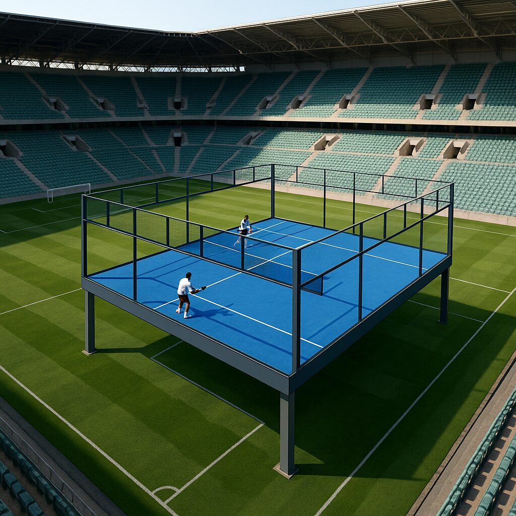 El padel pren de l'altura amb les pistes en altells