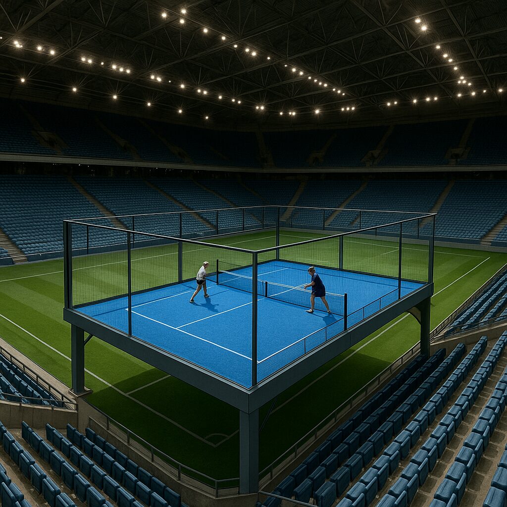El padel pren de l'altura amb les pistes en altells
