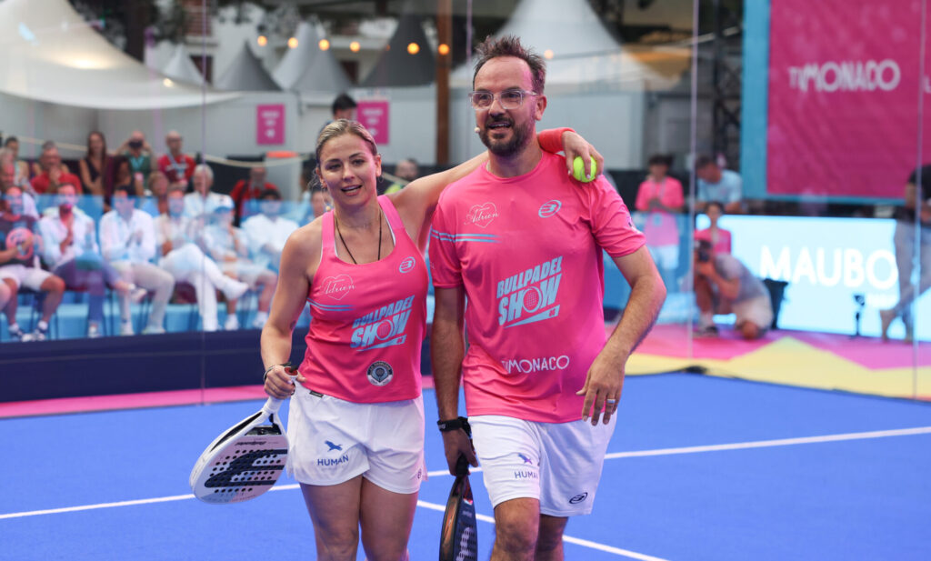 Jarry et Laure Boulleau au BullPadel Show
