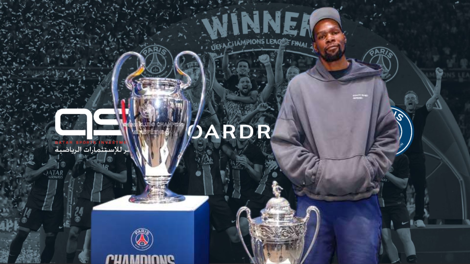 Kevin Durant entra al capital del PSG: una aliança estratègica amb el Qatar… i un interès creixent pels esports de raqueta? pel pàdel?