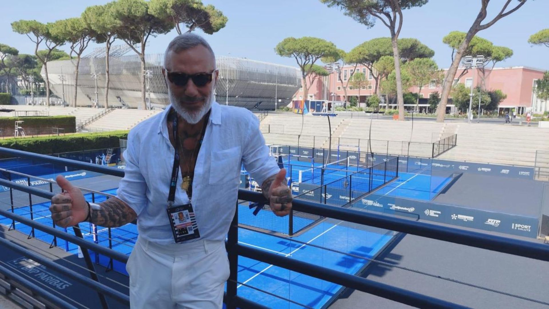Gianluca Vacchi : "Per a mi, Federer, Nadal o Djokovic són uns genis... però Bela era els tres alhora al padel"