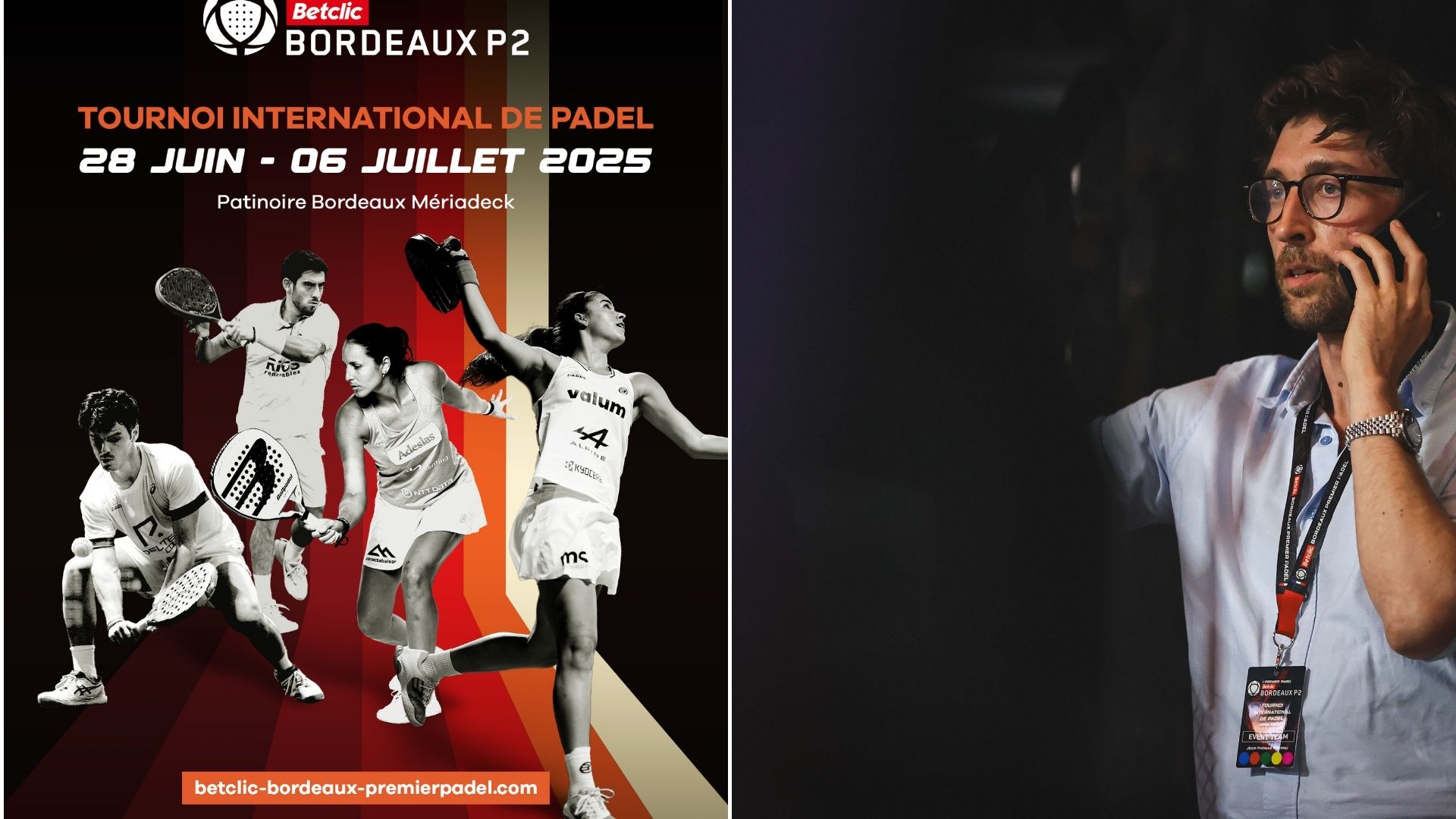 El Bordeaux P2 preparat per rebre l'elit del padel mundial, JT Peyrou: «Aquest any, dupliquem esforços»