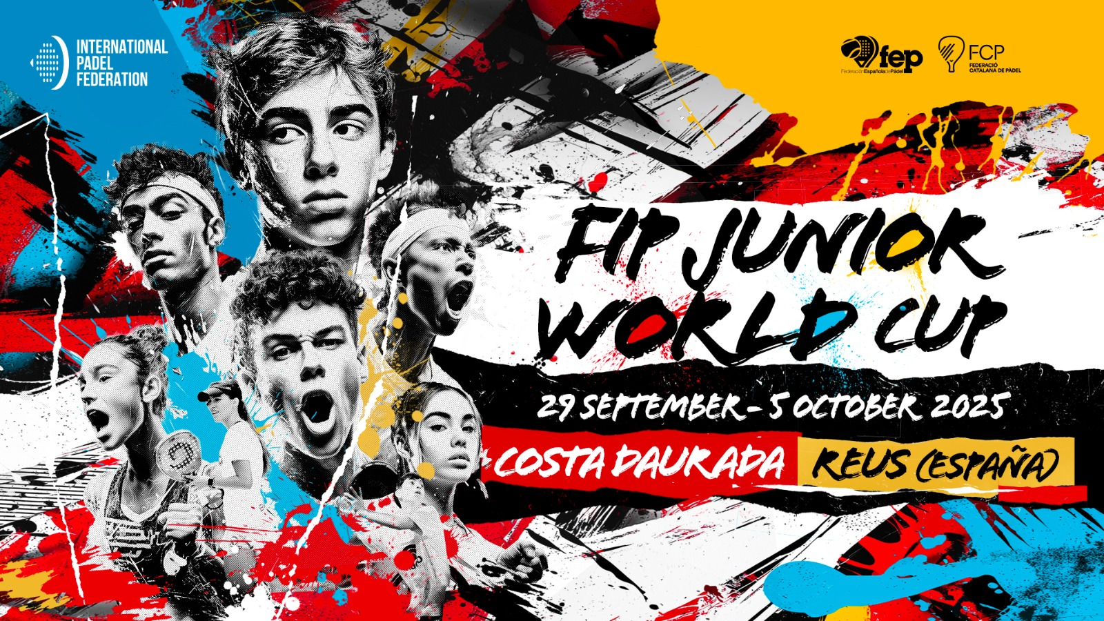 FIP Junior World Cup 2025: la relève del padel mundial reunit a Reus