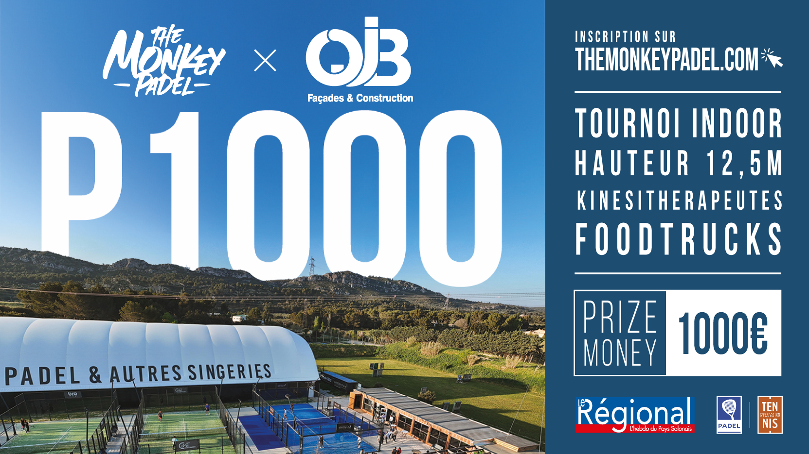 P1000 The Monkey Padel: després de les dames, arriba el torn dels nois de l'11 al 13 de juliol