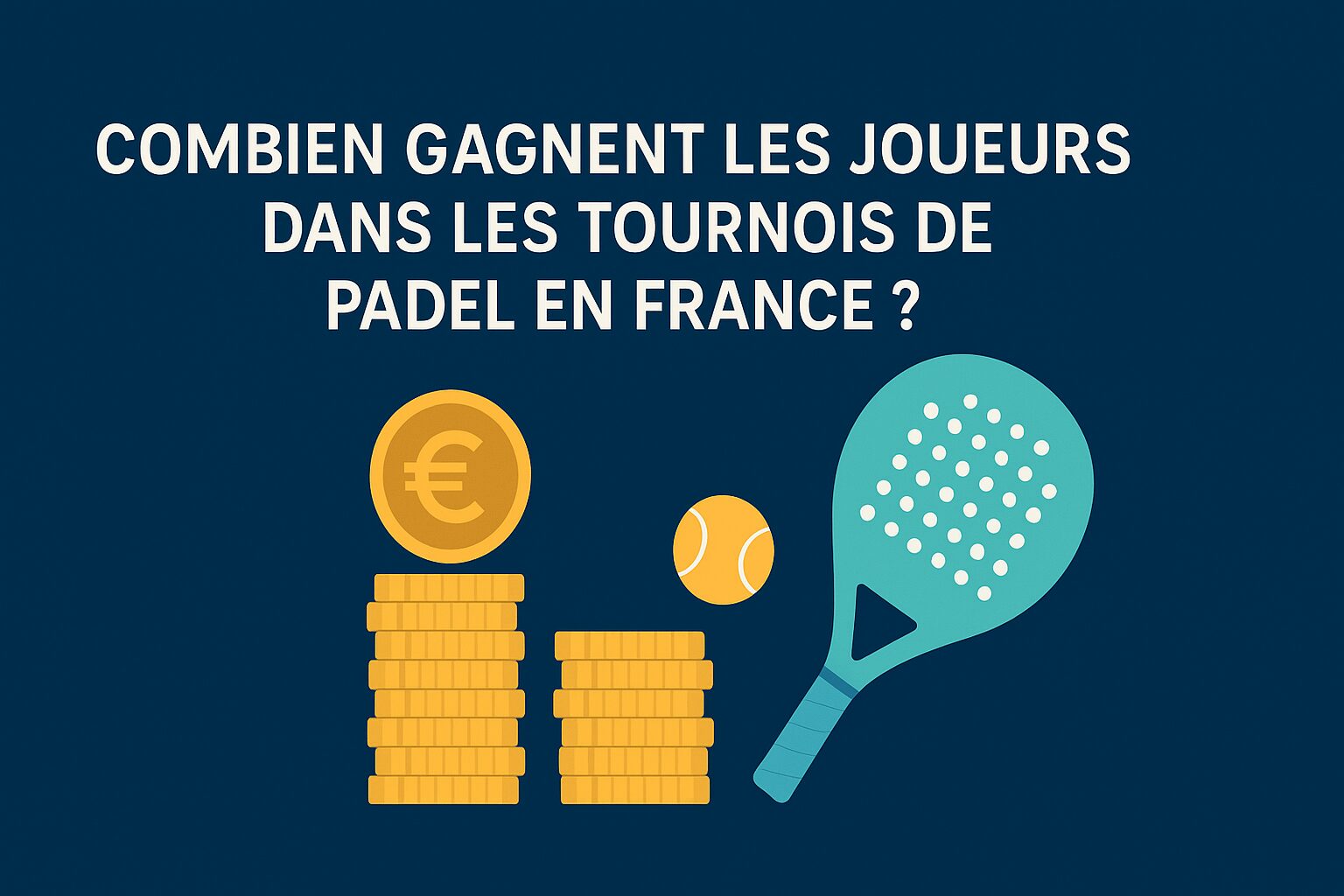Quin guanyen els jugadors en els tornejos de pàdel a França? Repartiment i normes del premi en metàl·lic FFT