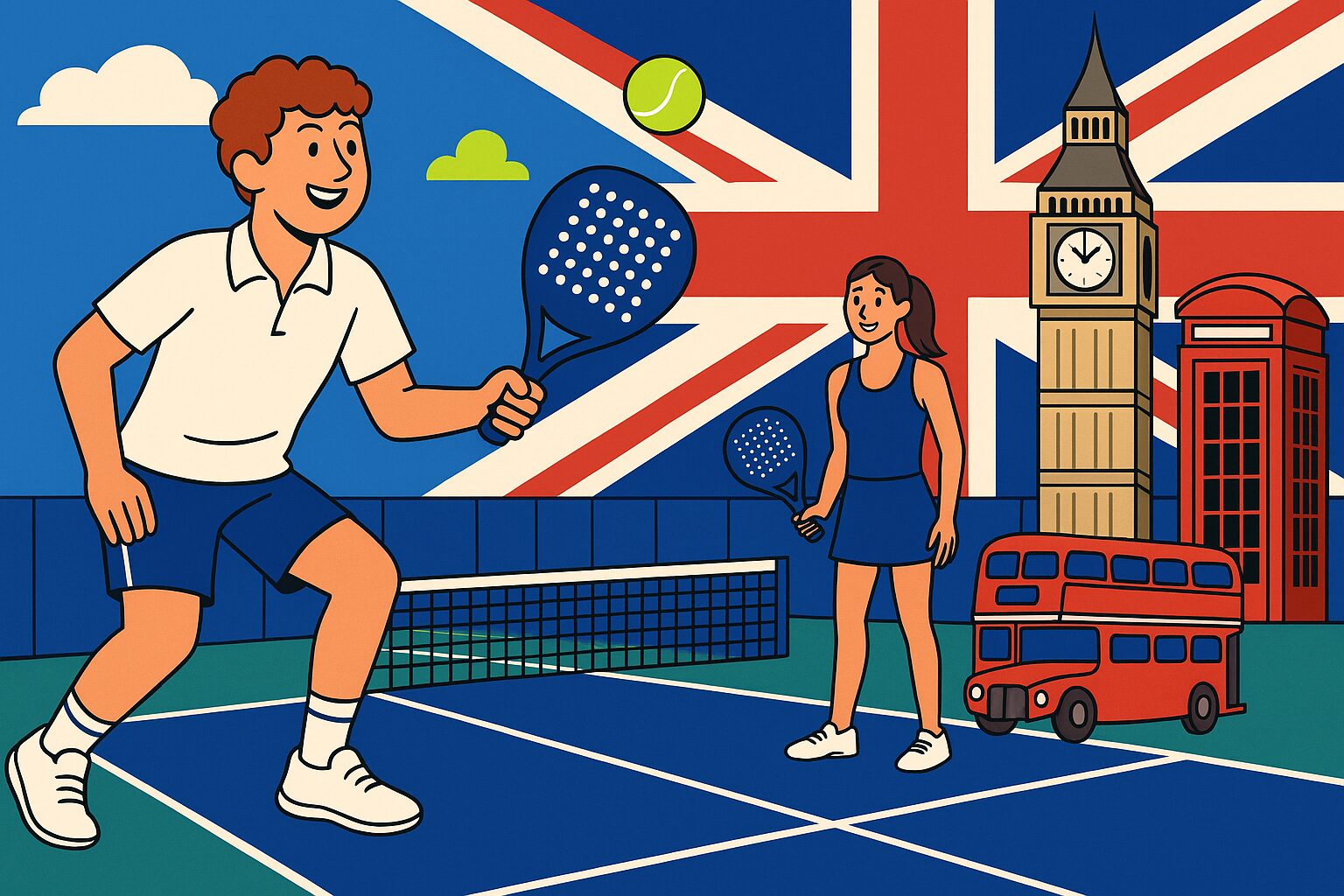 El padel sedueix massivament al Regne Unit: un mercat en plena explosió