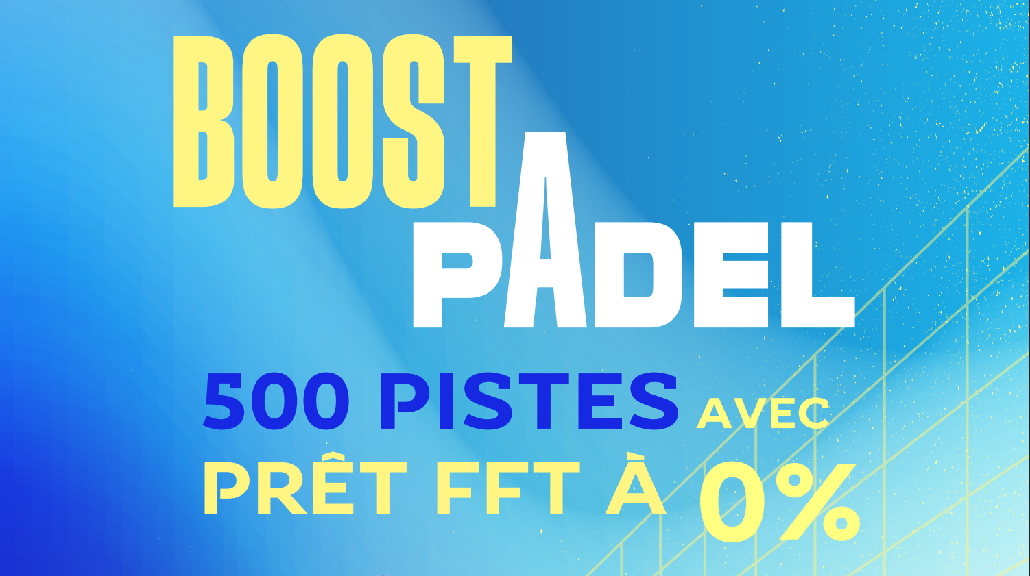 Boost Padel : la FFT proposa un préstec al 0 % per la construcció de 500 pistes
