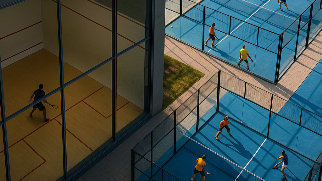 El padel roba espacio: en Irlanda como en Francia, el squash retrocede