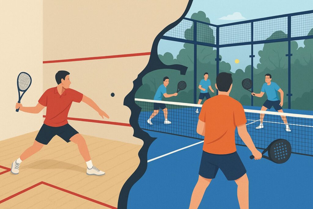 El padel roba espacio: en Irlanda como en Francia, el squash retrocede