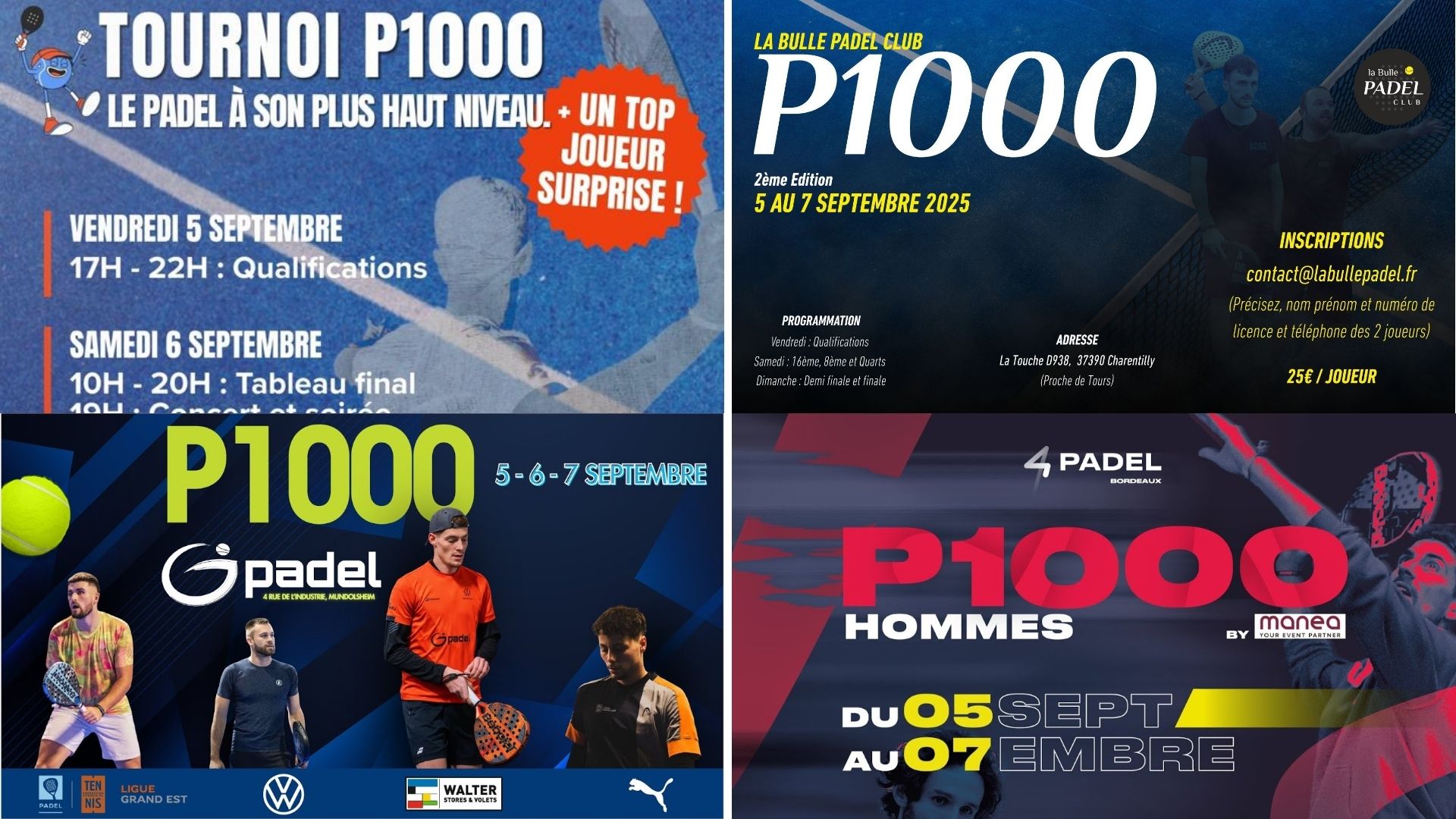 On vas seguir els P1000 de Tours, Narbonne, Bordeaux i Estrasburg?