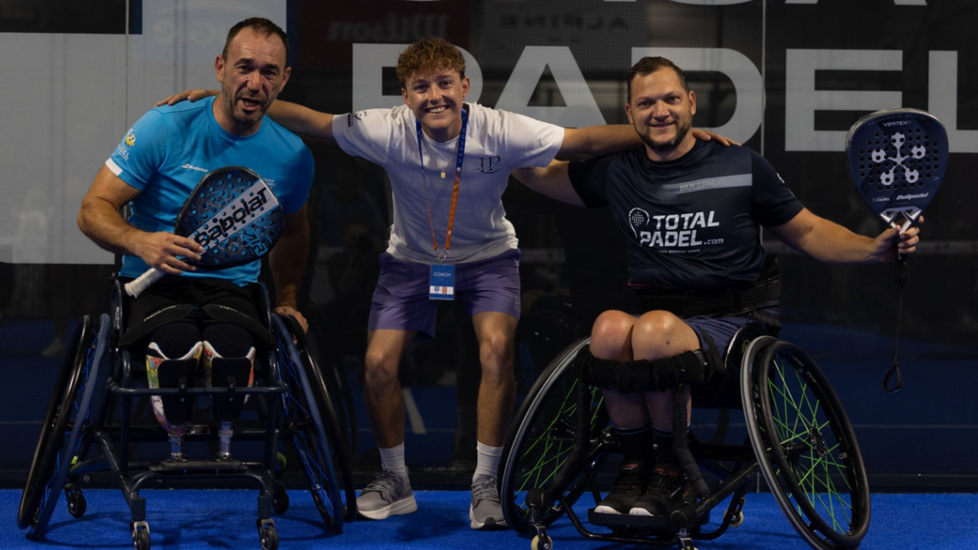 Tony Boval i Sébastien Husser-Walther, nous campions de França de pàdel en cadira de rodes