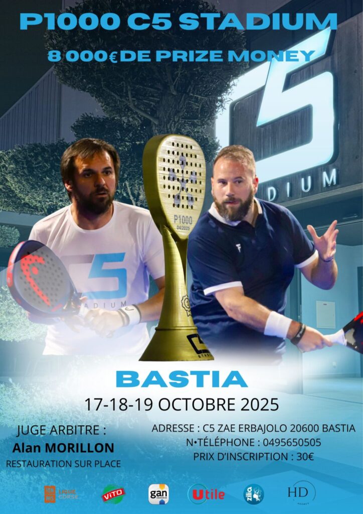 El C5 STADIUM de Bastia prepara su 2º P1000 con un premio de 8000€!