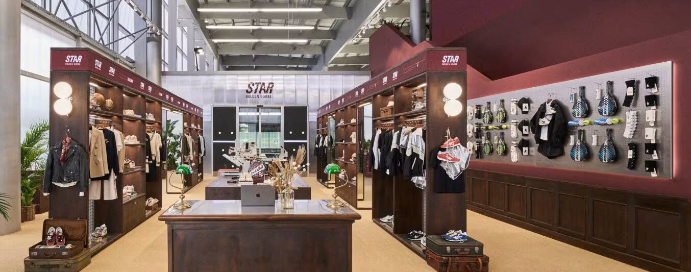 La botiga de la Golden Goose Arena