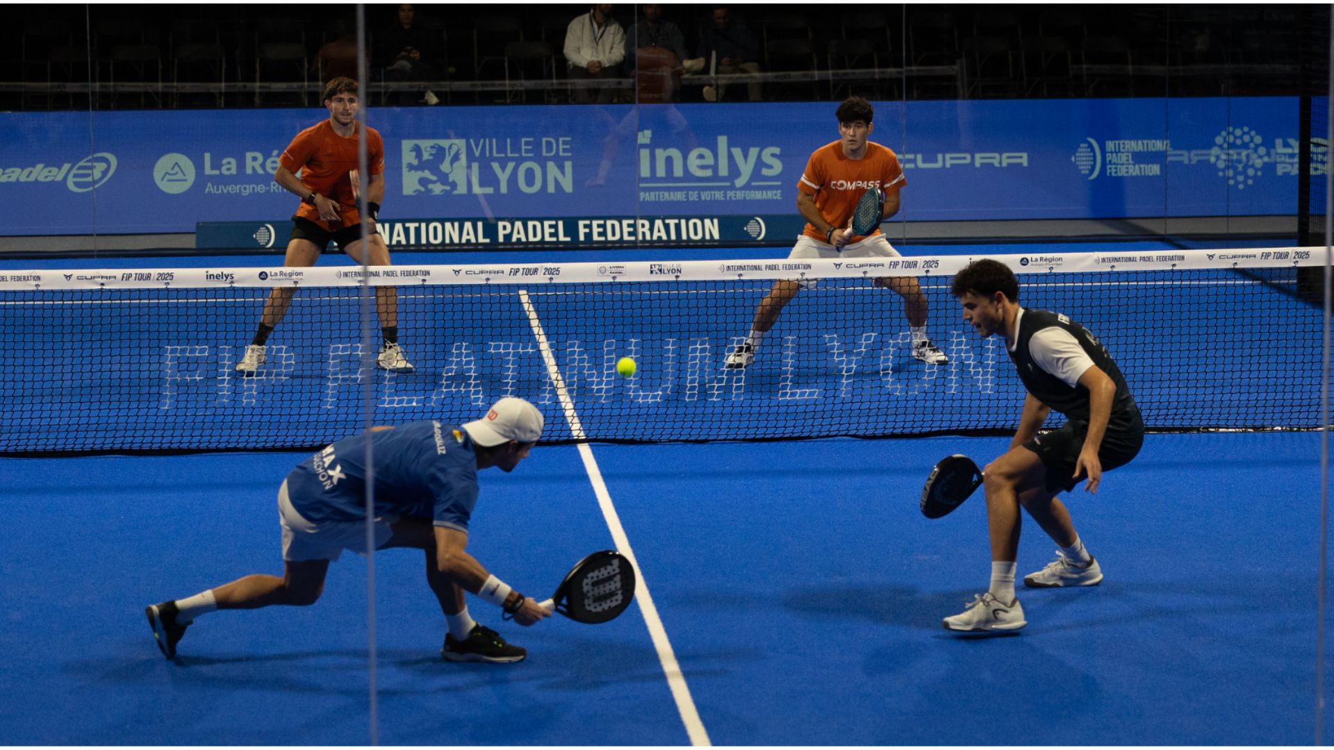 FIP Platinum Lyon: González i Guerrero eliminats a la primera, quatre parelles franceses als vuitens