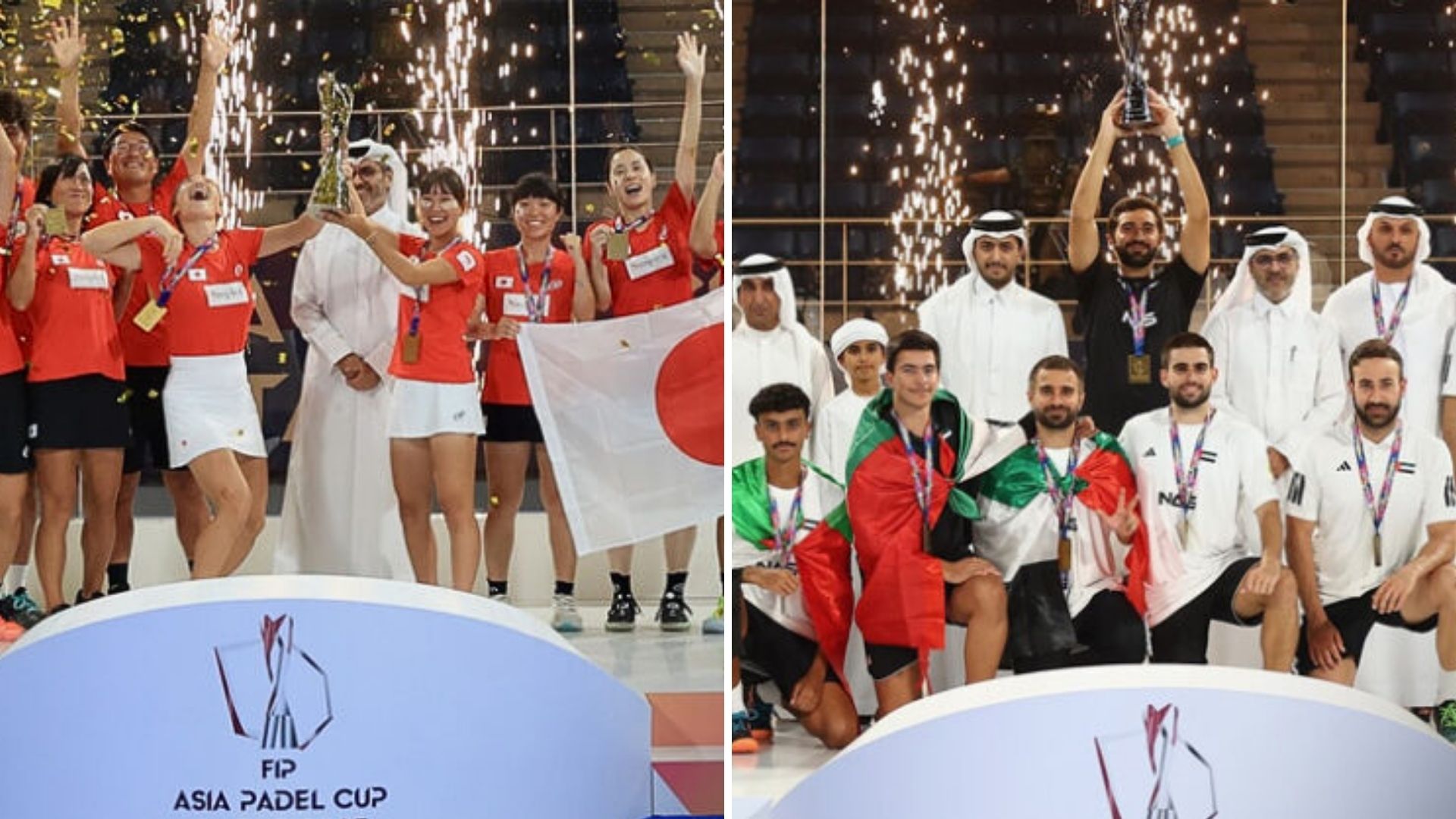 La FIP Asia Padel Cup 2025 sacra el Japó i els Emirats Àrabs Units