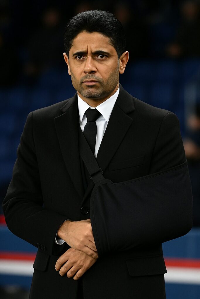 Nasser Al-Khelaïfi ferm al padel: el que sabem sobre la seva lesió i el seu futur... operació