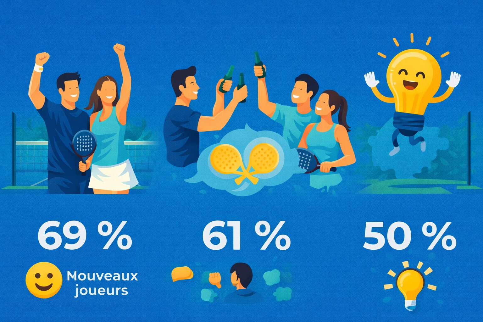 Observatoire du Padel 2025 : le plaisir et la convivialité au cœur de la pratique