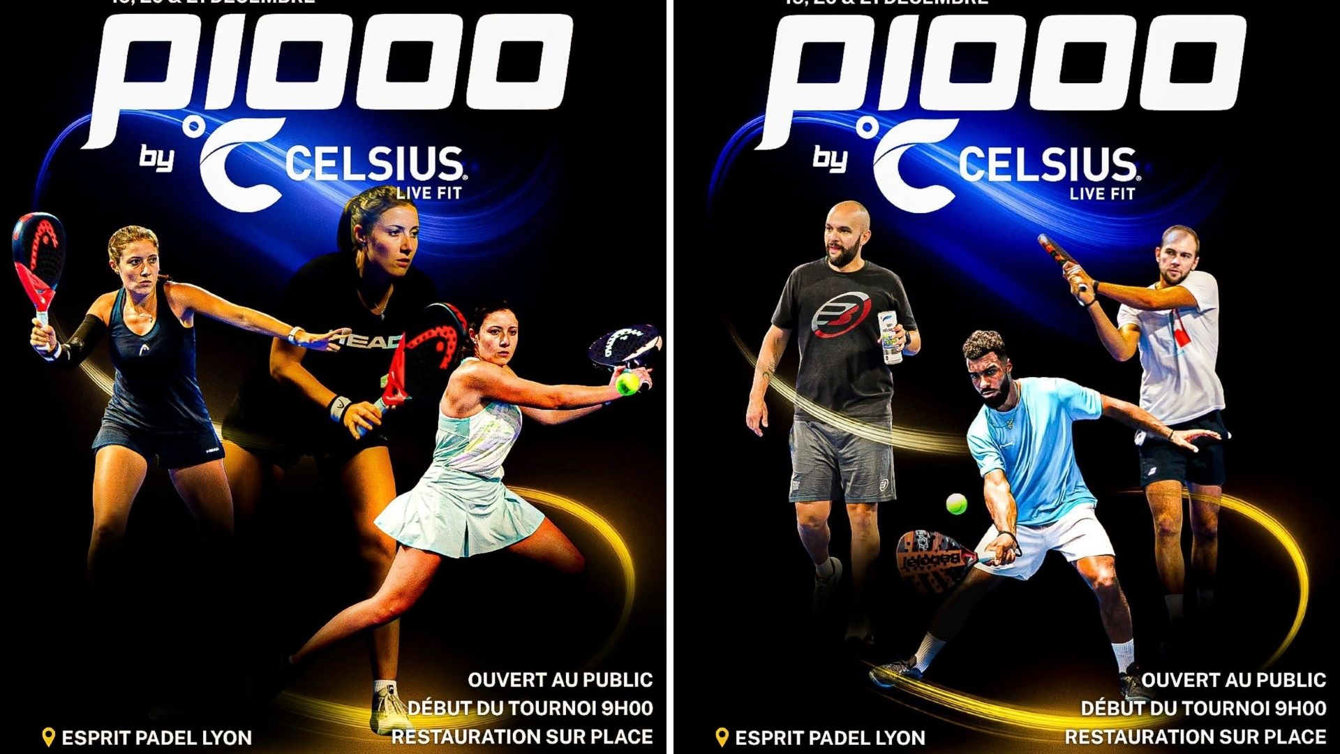 Dos P1000 homes i dames molt rellevants aquest cap de setmana a Esprit Padel Lyon, amb els millors jugadors esperats