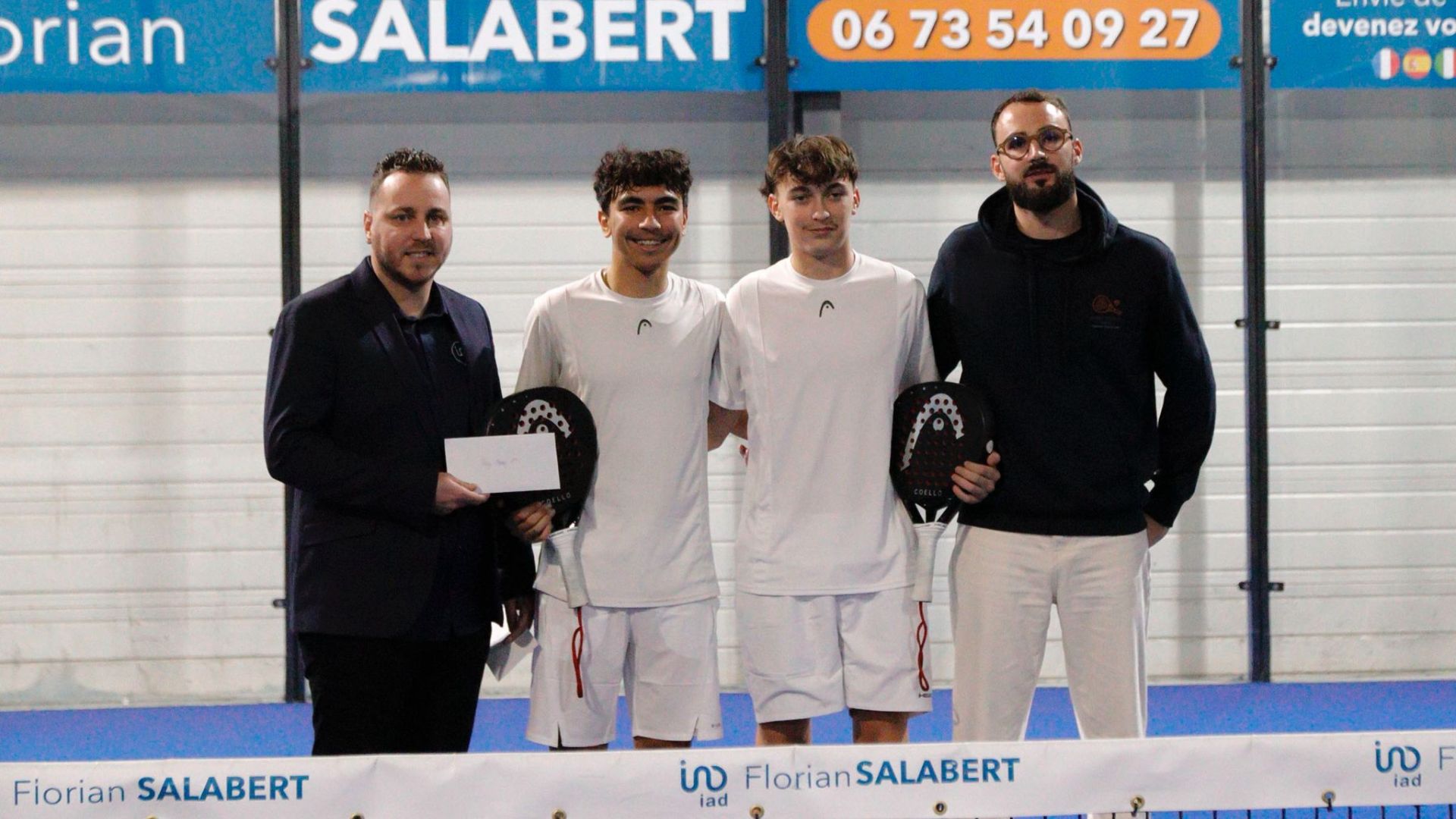 P1000 Pàdel Tolosa Rodez - Només amb 14 anys, Sacha Huard de la Marre guanya el seu 1r P1000 al costat de Nathan Perrot
