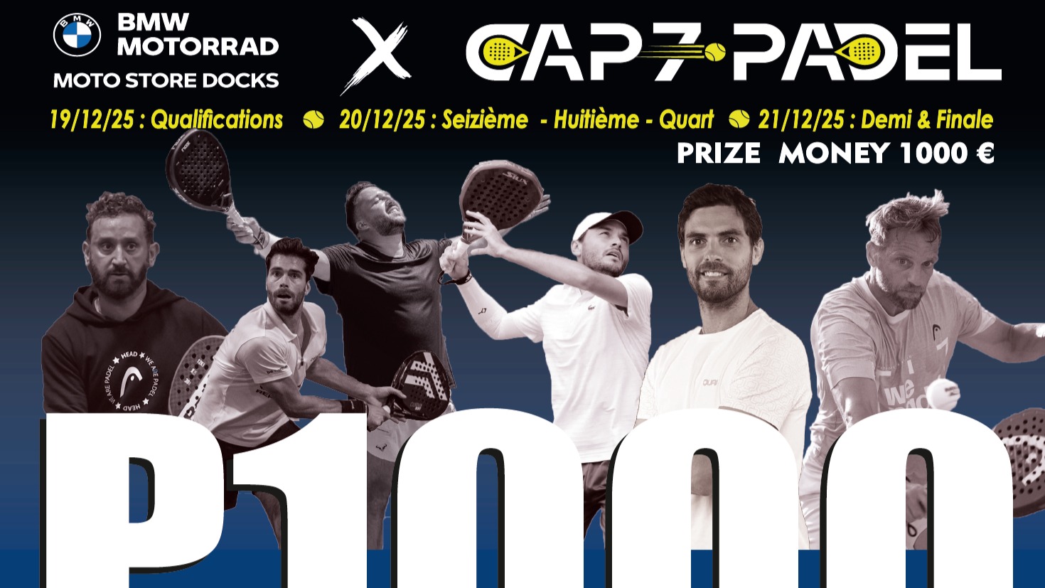 De la alta sociedad esperada en Marsella para el primer P1000 del Cap7Padel