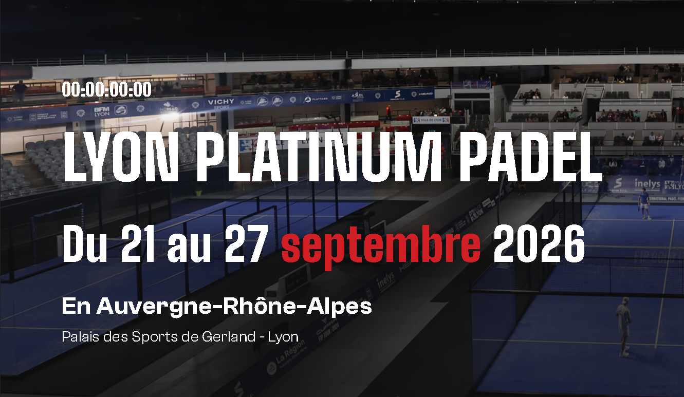FIP Platinum Lyon 2026: tota la informació sobre el torneig internacional de padel a Lyon